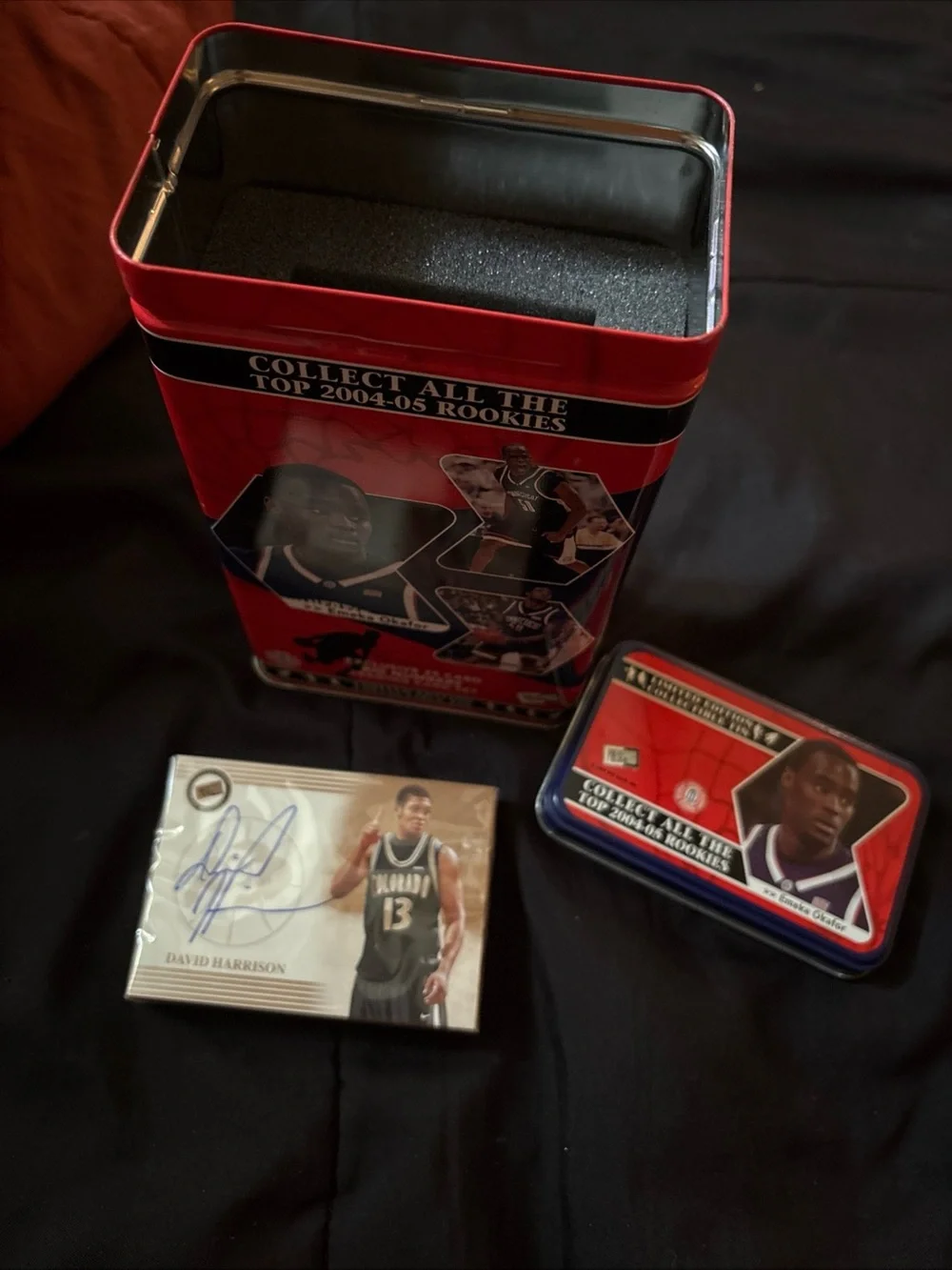 PRESS PASS 2004-2005 ROOKIE SET WITH COLLECTOR TIN NOT SEALED